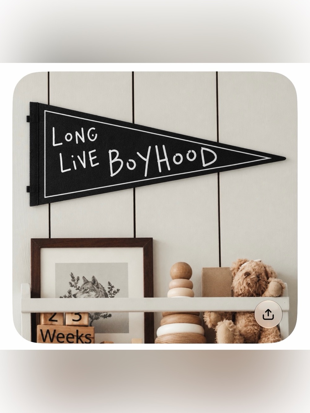 Long Live Boyhood Pendent